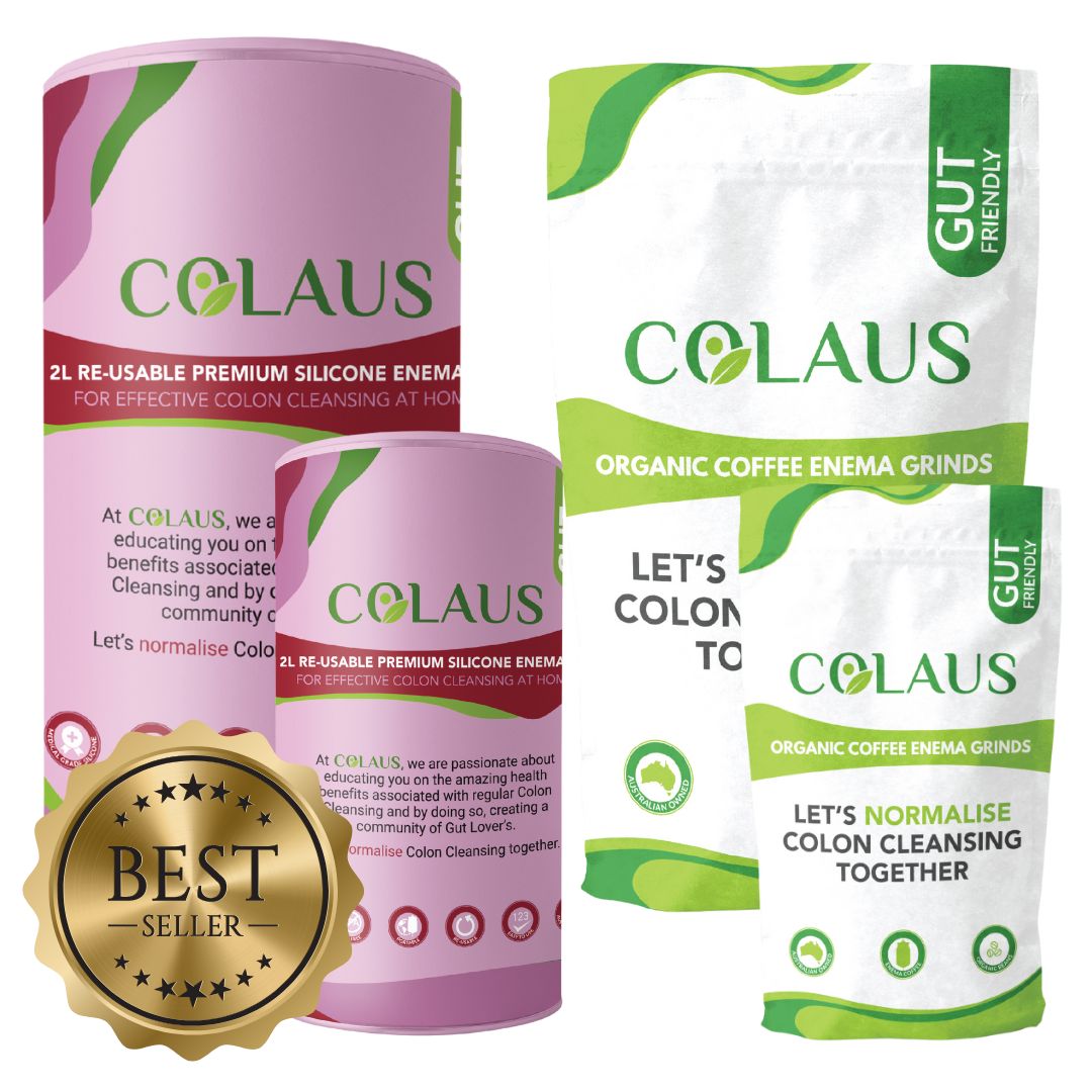 Colaus® Two Person Coffee Enema Kit Bundle Australian Food Grade Tested MOULD FREE