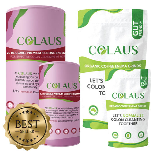 Colaus® Two Person Coffee Enema Kit Bundle Australian Food Grade Tested MOULD FREE