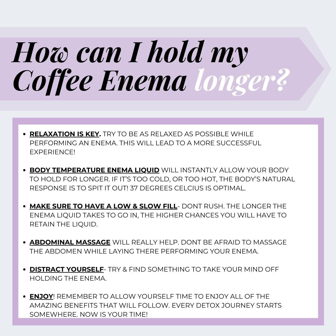 Colaus® Coffee Enema Kit Bundle Australian Food Grade Tested MOULD FREE