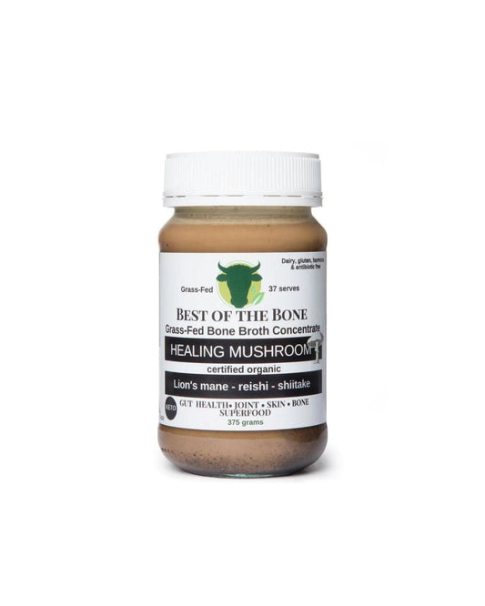 Beef Bone Broth Grassfed Mushroom 390G