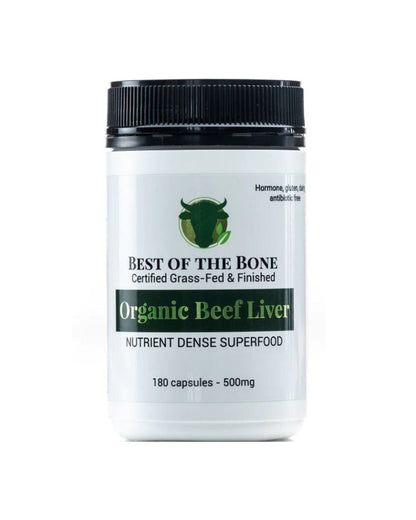 Organic Beef Liver 180 Caps