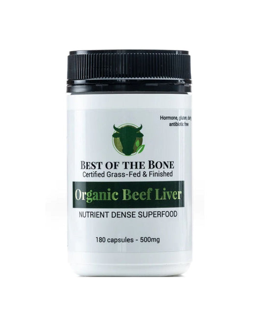 Organic Beef Liver 180 Caps