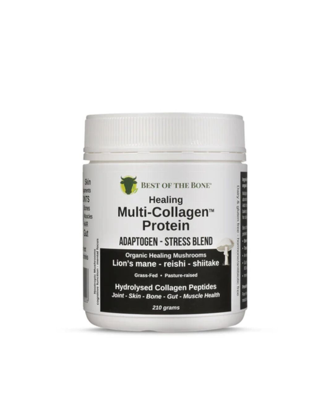 Collagen Multi + Adaptogen Mushroom Stress Blend Powder 210g