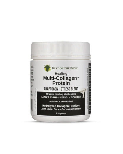 Collagen Multi + Adaptogen Mushroom Stress Blend Powder 210g