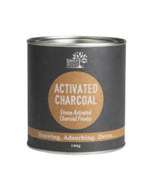 Activated Charcoal 100g Powder Eden Health Foods