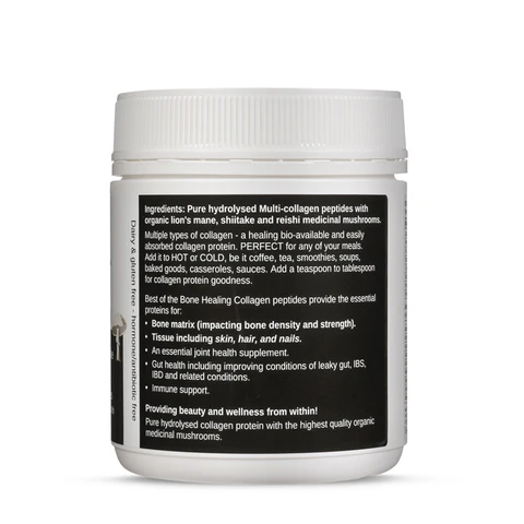 Collagen Multi + Adaptogen Mushroom Stress Blend Powder 210g
