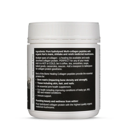 Collagen Multi + Adaptogen Mushroom Stress Blend Powder 210g